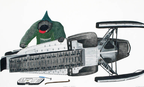 Image de Repairing the Snowmobile (2008) de Timootie Pitsiulak